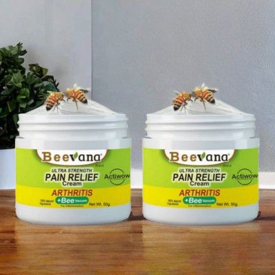 Bee Venom Cream for Neck & Shoulder Pain Relief Pack of 2 Cream(2 x 50 g)