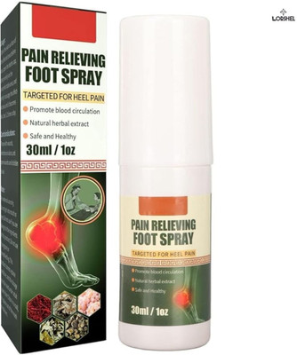 LORSHEL pain relieving foot spray instant cool down for hot sore soles Spray(30 ml)