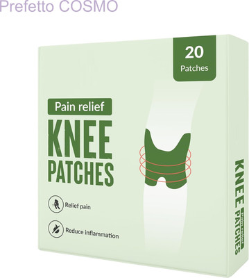 Prefetto COSMO Joint Relief Solution Patch - 20 PCS for Knees Plaster & Patch(2 x 10 Patches)