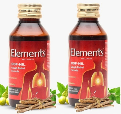 Element Cof Nil Cough Relief (Pack of 2) Liquid(2 x 100 ml)