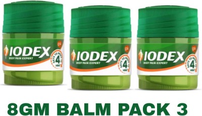 Iodex Body Pain Expert Balm All Body Pain Relief Baln Balm(3 x 8 g)