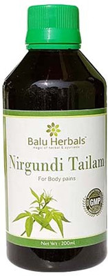 Balu Herbals Nirgundi Thailam 200ml Liquid(200 ml)