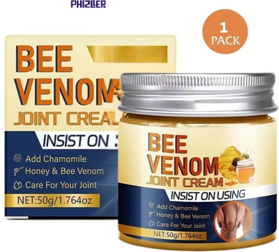 PHIZLLER Bee Venom Joint Cream Ayurvedic Care Cream for Swelling and Stiff Joints Cream(50 g)