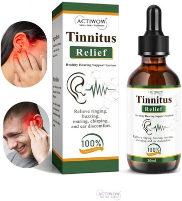 ACTIWOW Tinnitus Relief Natural Calm Ear Blend Liquid(30 ml)