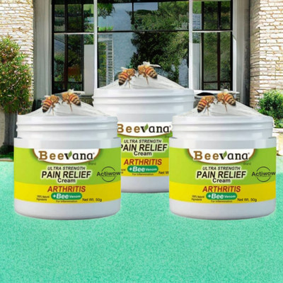 ACTIWOW BeeVana Cream for Back & Leg Pain Relief Pack of 3 Cream(3 x 16.67 g)