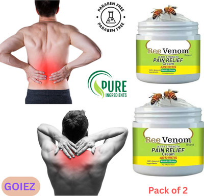 GOIEZ Bee Venom Cream For Gentle Use On Sore And Aching Joints (pack Of 2) Cream(2 x 100 g)