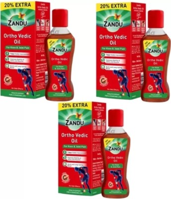 ZANDU Ortho vedic pain relief oil 60 ml pack of 3 Liquid(3 x 60 ml)