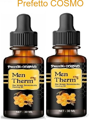 Prefetto COSMO Bee Venom Oil for Men – Ease Muscle Aches Quickly Liquid(2 x 30 ml)