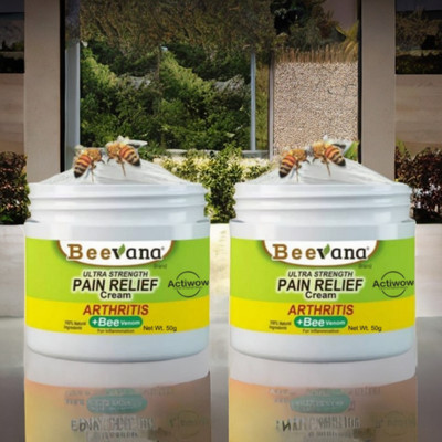 ACTIWOW BeeVana Pain Relief for Aching Neck & Shoulders Pack of 2 Cream(2 x 25 g)
