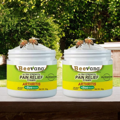 Bee Venom Cream for Joint & Muscle Tension Relief Pack of 2 Cream(2 x 50 g)