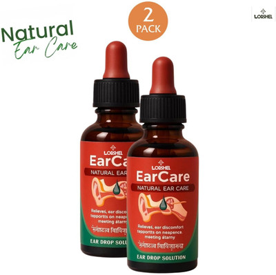 LORSHEL Earcare Natural Ear Drops - Advanced Ear Support with Herbal Oil Liquid(2 x 30 ml)