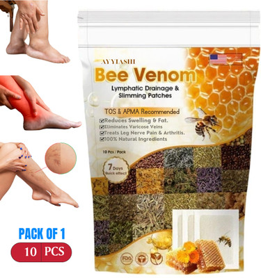 AYYIASHI Bee Venom Lymphatic Drainage Slimming Foot Patch For Leg Fatigue Plaster & Patch(50 g)