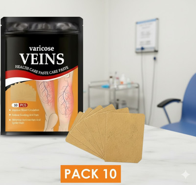 Vishmart Natural Relief Varicose Veins Patch 10 Patches for Pain Relief Plaster & Patch(10 Patches)