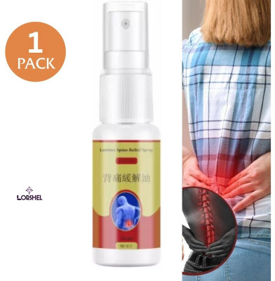 LORSHEL Spine Pain Relieving Spray for Lumber Region Quick Fix Now Today Forever Liquid(50 ml)