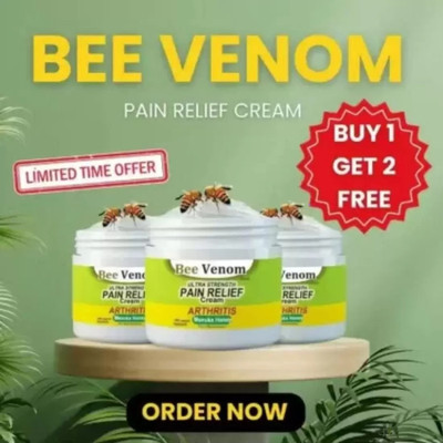 Bee Venom Joint Revitalizer Cream - Pain Relief Formula for Lasting Authentic Care Cream(3 x 50 g)