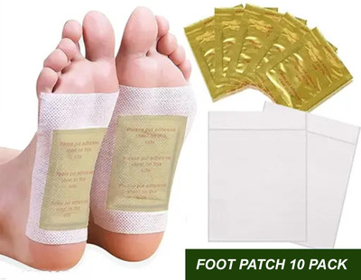 UUQUU Natural Detox Patches – Foot Pads for Pain Relief & Body Cleanse Plaster & Patch(10 x 10 g)