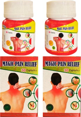 DEAL TO DEAL Magic Pain Relief Capsules Natural & Ayurvedic Pain Relief Capsules(2 x 30 Units)