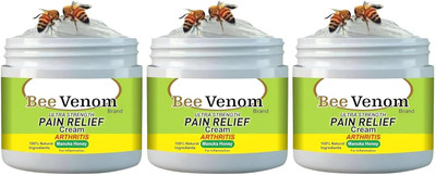 Vevoria BeeVenom Rapid Tag Wart Remover Fast Action Ointment knee Pain relief Cream Cream(3 x 50 g)