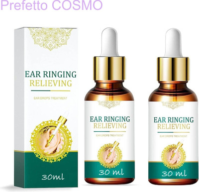 Prefetto COSMO Natural Ear Serum – Instant Ear Pain Relief Liquid With Rapid Relief Complex Liquid(2 x 30 ml)
