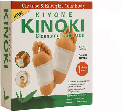 KIYOME KINOKI Cleansing Adhesive Foot Patches[PACK OF ONE](10 g)