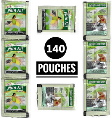 Quickbits 140 POUCH PAIN NIL POWDER FOR JOINT PAIN BODY PAIN MUSCLE PAIN Powder(140 x 1 Units)