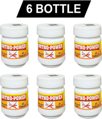 Vrukie Ayurvedic Ortho Power Tablet (6 x 40 Units) Tablets(6 x 40 Units)
