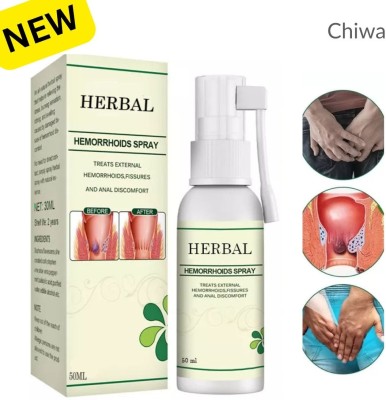 CHIWA New Herbal Piles Relief Solution | Fast Healing Spray for Hemorrhoids Spray(50 ml)