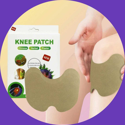FlyTouch Herbal Knee Patch For Instant Pain Relief For Knee, Joint, Muscle & More BP Plaster & Patch(10 x 1 Patches)