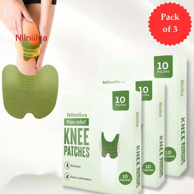 NILNIILVA Knee Patches for walking and bending: Pack of 3 Plaster & Patch(3 x 100 g)