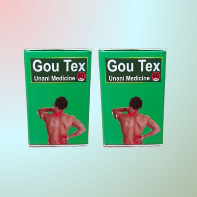 Ohab Enterprise GOU-TEX TABLET AYURVEDIC JOINT PAIN RELIEF TABLET 40 TABLET PACK OF 2 Tablets(2 x 40 Units)