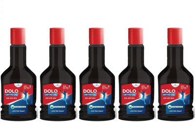 DOLO ORTHO OIL Joint And Muscle Pain Solution | Arthritis Relief | 120ml x 5 Liquid(5 x 120 ml)