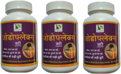 JD Swami Herbal DS Care Jodoflex Vati Pack of 3 Bottles Tablets(1 Units)