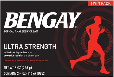 Bengay Topical Analgesic Cream Ultra Strength Twin Pack 113g X 2 Cream Cream(2 x 113 g)