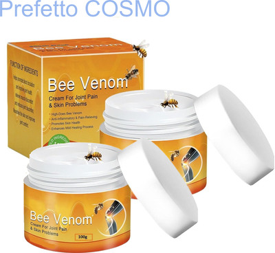 Prefetto COSMO Bee Venom for Fast Pain Relief & Natural Bone Healing Cream(2 x 100 g)