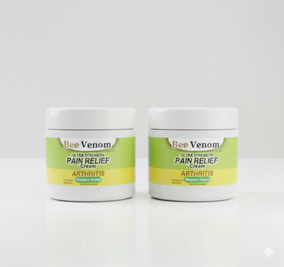 wynx Pack of 2 – Bee Venom Herbal Relief Balm with Bee Venom & Herbal Extracts Cream(2 x 25 g)