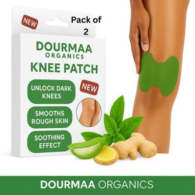 DOURMAA ORGANICS Fast-Acting Knee Patch for Arthritis & Joint Support, Pack of 2 (20 Patches) Plaster & Patch(2 x 50 g)