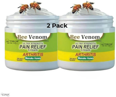 ACTIWOW Bee Venom Pain Relief for Joint Recovery Aid 2 Pcs Cream(2 x 50 g)