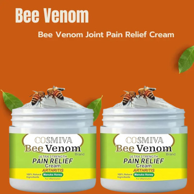COSMIVA BeeVenom Joint & Bone Therapy Cream for Pain Relief, Fast Action Ointment Cream(2 x 50 g)