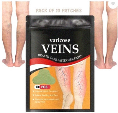 BIFRRUTANT varicose veins patches backed by holistic herbal science Plaster & Patch(10 x 1 g)