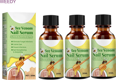WEEDY Bee Venom Nail Treatment - 3 x 30ml Pack Liquid(3 x 30 ml)