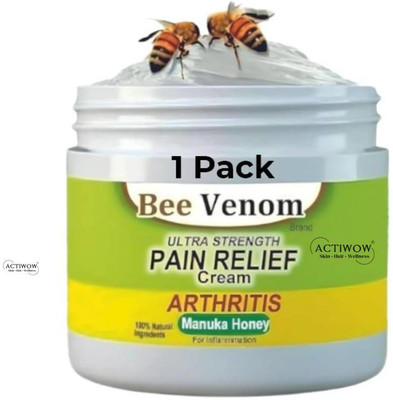ACTIWOW Bee Venom Pain Relief for Joint & Muscle Therapy Cream(100 g)