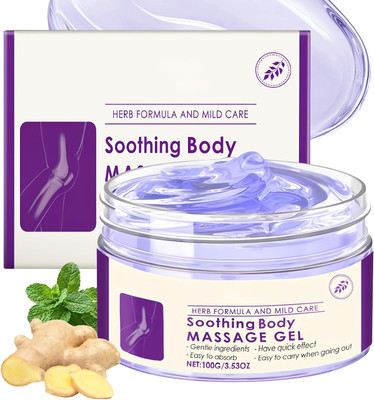 Famire Soothing Body Massage Gel For Daily Use - 3.53oz,Ginger Extract Gel(100 ml)