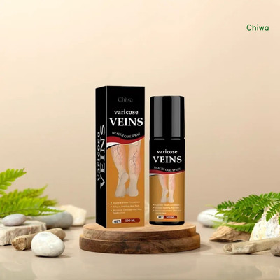 CHIWA New Varicose veins spray daily cooling care helps swelling cramps tired legs Liquid(100 ml)