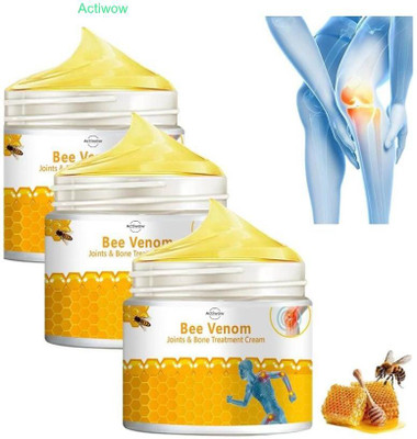 ACTIWOW Bee Venom Pain Relief Shoulders And Legs Cream Cream(3 x 33.33 g)