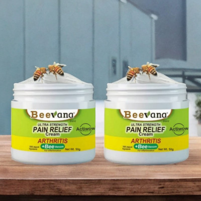ACTIWOW BeeVana Fast Relief for Muscle & Joint Aches Pack of 2 Cream(2 x 25 g)