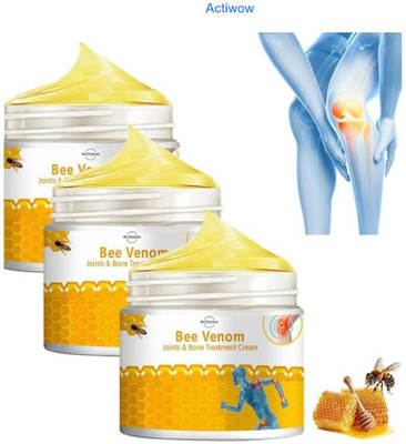 ACTIWOW Bee Venom Pain Relief Shoulders And Sports Injuries Cream Cream(3 x 33.33 g)