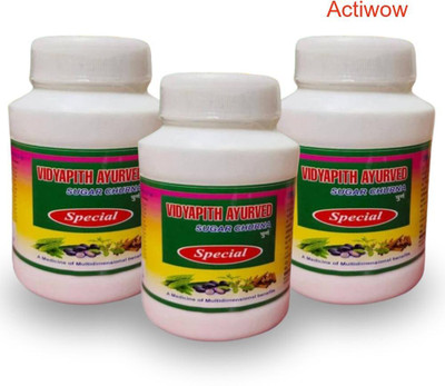ACTIWOW Vidyapith Sugar Powder for Maintaining Balanced Blood Sugar Pack of 3 K02 Powder(3 x 100 g)