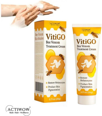 ACTIWOW Vitigo Bee Venom Cream for Smooth Patch Coverage cream PR01 A01 Cream(100 g)