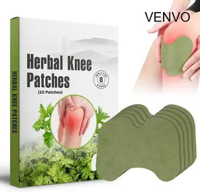 venvo Herbal Knee Pain Mobility Patch | Stay Active Naturally Plaster & Patch(10 x 1 Patches)