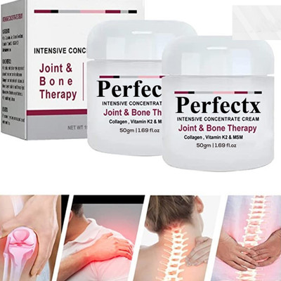 vvqvv Perfectx Herbal Collagen Cream – Natural Solution for Knee, Back & Joint Pain Cream(2 x 50 g)
